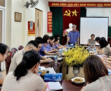 Viện KSND quận Nam Từ Liêm kiểm sát trực tiếp tại Chi cục thi hành án dân sự...